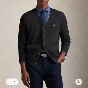 Polo Ralph Lauren Black  Cardigan Sweater